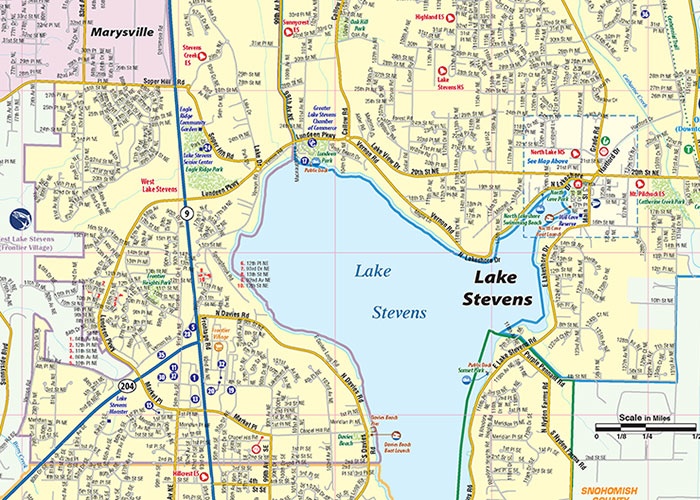 Community Map of Lake Stevens, WA